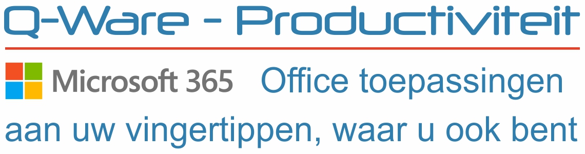 Q-Ware Productiviteit - Microsoft